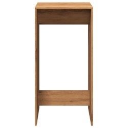 Table de bar chêne artisanal 51x50x103,5 cm bois d'ingénierie 582742582742
