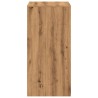 Table de bar chêne artisanal 51x50x103,5 cm bois d'ingénierie 582742582742