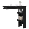 Table de Bar Murale avec étagère Chêne noir 102 x 45 x 103,5 cm 582743582743