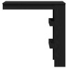 Table de Bar Murale avec étagère Chêne noir 102 x 45 x 103,5 cm 582743582743