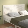 Tête de lit Blanc 126x4x100 cm Bois massif de pin 582744582744