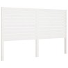 Tête de lit Blanc 126x4x100 cm Bois massif de pin 582744582744
