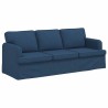Canapé Bleu 201 x 80 x 85 cm tissu 582749582749