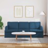 Canapé Bleu 201 x 80 x 85 cm tissu 582749582749