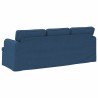 Canapé Bleu 201 x 80 x 85 cm tissu 582749582749
