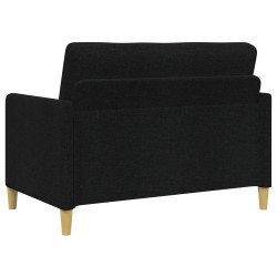 Canapé avec rangement 2 pcs Noir Polyester 582750582750