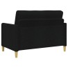 Canapé avec rangement 2 pcs Noir Polyester 582750582750