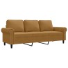 Canapé à 3 places Marron 180 cm Velours 582752582752