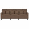 Canapé à 3 places Marron 180 cm Tissu 582753582753