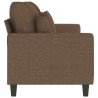 Canapé à 3 places Marron 180 cm Tissu 582753582753