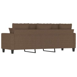 Canapé à 3 places Marron 180 cm Tissu 582753582753