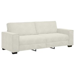Canapé à 3 places Crème 220x78x84 cm Velours 582754582754