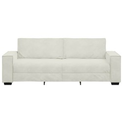 Canapé à 3 places Crème 220x78x84 cm Velours 582754582754
