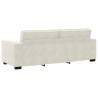 Canapé à 3 places Crème 220x78x84 cm Velours 582754582754
