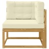 Canapé d'angle extérieur Polyester Blanc 582761582761