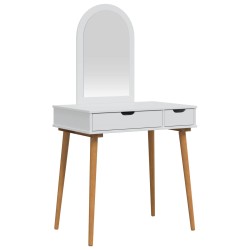 Ensemble de Coiffeuse FAUSKE 2 pcs Blanc 76 x 50 x 143 cm 582764582764