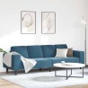 Canapé de salon Bleu 250 x 77 x 76 cm 582768582768