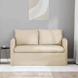 Canapé Crème 136 x 82 x 85 cm tissu 582771582771
