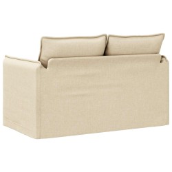 Canapé Crème 136 x 82 x 85 cm tissu 582771582771