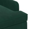 Canapé love seat avec capitonnage en boutons Vert foncé Velours 582775582775