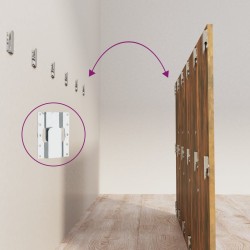 Tête de lit Chêne fumé 200x1,5x80 cm Bois d'ingénierie 582776582776