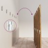 Tête de lit Chêne fumé 200x1,5x80 cm Bois d'ingénierie 582776582776