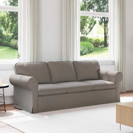 Canapé Taupe 215 x 82 x 80 cm tissu 582779582779