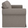 Canapé Taupe 215 x 82 x 80 cm tissu 582779582779