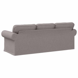 Canapé Taupe 215 x 82 x 80 cm tissu 582779582779