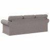 Canapé Taupe 215 x 82 x 80 cm tissu 582779582779