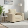 Canapé/Fauteuil crème 100x77x82 cm tissu 582780582780