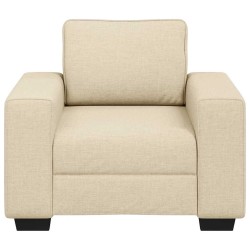 Canapé/Fauteuil crème 100x77x82 cm tissu 582780582780