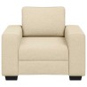 Canapé/Fauteuil crème 100x77x82 cm tissu 582780582780
