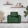 Canapé/Fauteuil vert foncé 100x77x82 cm en tissu velours côtelé 582787582787