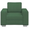 Canapé/Fauteuil vert foncé 100x77x82 cm en tissu velours côtelé 582787582787