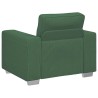 Canapé/Fauteuil vert foncé 100x77x82 cm en tissu velours côtelé 582787582787
