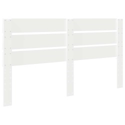 Tête de lit Blanc Bois d'ingénierie 582788582788