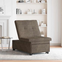 Canapé-Lit Gris foncé 194 x 67 x 82 cm Tissu Huahua 582790582790
