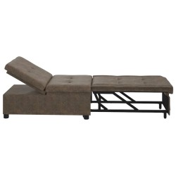 Canapé-Lit Gris foncé 194 x 67 x 82 cm Tissu Huahua 582790582790