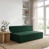 Canapé-lit pliable Vert foncé 152 x 86,5 x 60 cm Tissu 582791582791