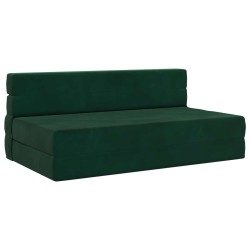 Canapé-lit pliable Vert foncé 152 x 86,5 x 60 cm Tissu 582791582791