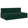 Canapé-lit pliable Vert foncé 152 x 86,5 x 60 cm Tissu 582791582791
