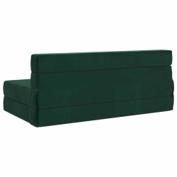 Canapé-lit pliable Vert foncé 152 x 86,5 x 60 cm Tissu 582791582791