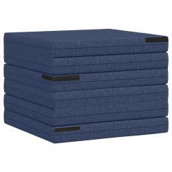 Canapé-lit pliable 140 x 67 x 45 cm Bleu 582792582792