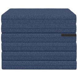 Canapé-lit pliable 140 x 67 x 45 cm Bleu 582792582792