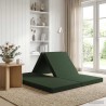 Canapé-lit pliable 140 x 67 x 45 cm Vert foncé 582793582793