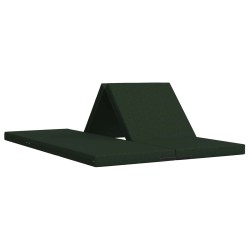 Canapé-lit pliable 140 x 67 x 45 cm Vert foncé 582793582793