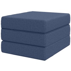 Canapé-lit pliable 75 x 63 x 45 cm Bleu 582794582794