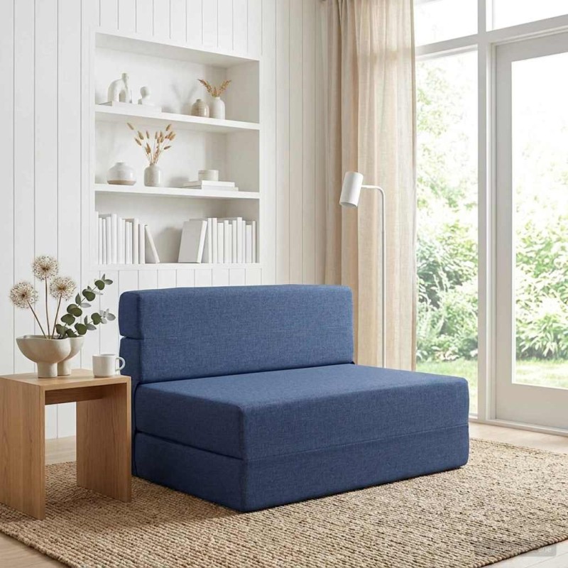 Canapé-lit pliable Bleu 70 x 72 x 60 cm Tissu 582795582795