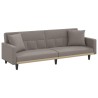 Canapé-lit avec coussins taupe tissu 582796582796